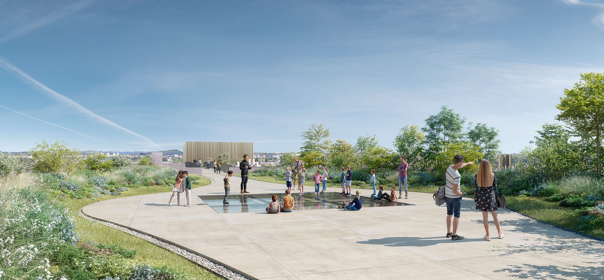 Vue depuis chemin de visite